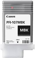 Картридж Canon/PFI-107BK/Струйный широкоформатный/№107/черный/130 мл/оригинал